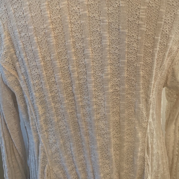 ❌SOLD❌NWT Shawl Style Cardigan - Open Weave Lace Like Material Sz M - Picture 7 of 16